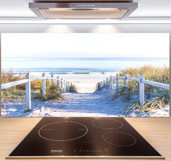 Spatplaat keuken duinen aan zee