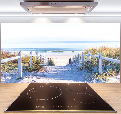 Spatplaat keuken duinen aan zee