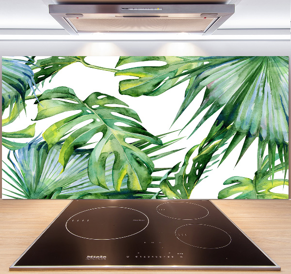 Keuken achterwand Tropische bladeren