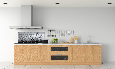 Glazen achterwand keuken waterdruppels