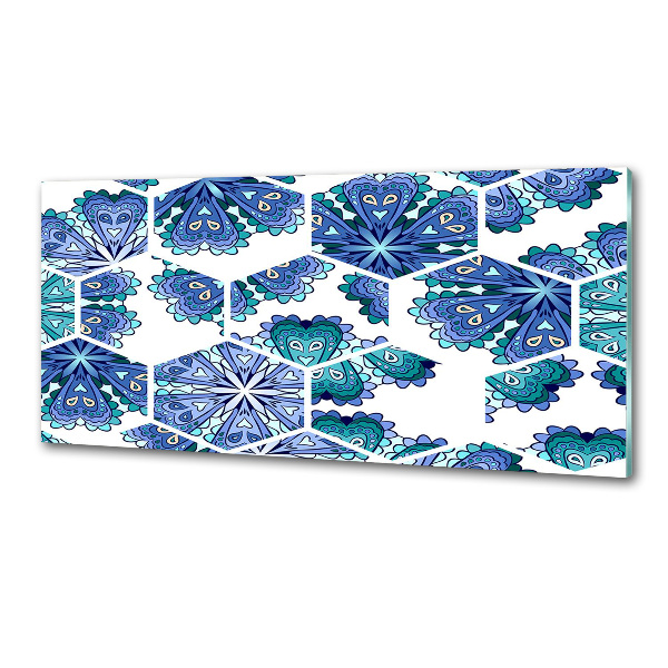 Spatscherm keuken Mandala-elementen