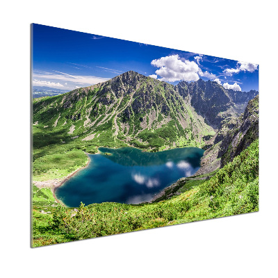 Spatscherm keuken Zwarte vijver Tatra-gebergte