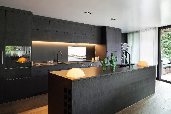 Achterwand keuken Abstracte golven