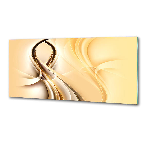 Spatscherm keuken Abstracte golven