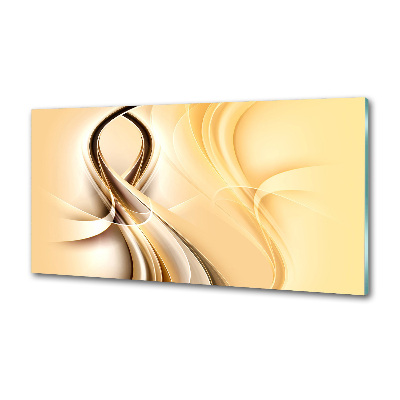 Spatscherm keuken Abstracte golven