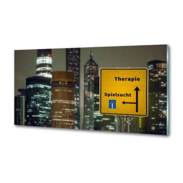 Achterwand keuken Therapie in de stad