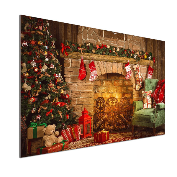 Spatplaat keuken Kerstversieringen