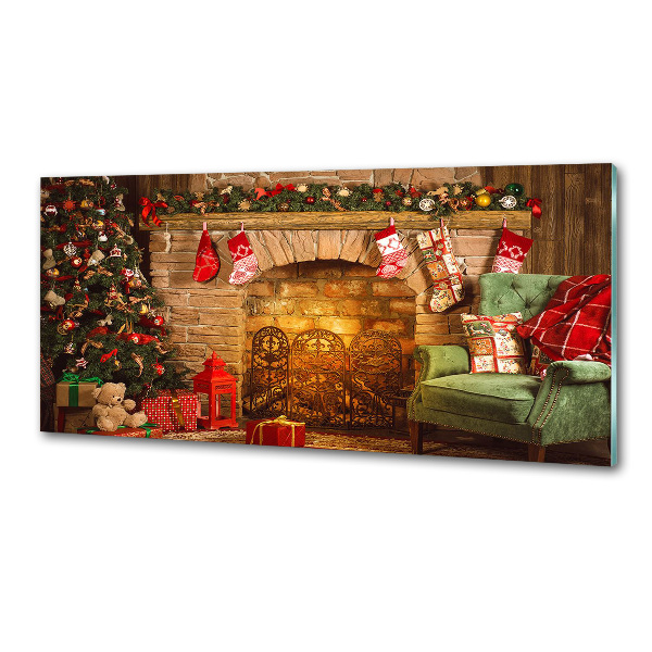 Spatplaat keuken Kerstversieringen