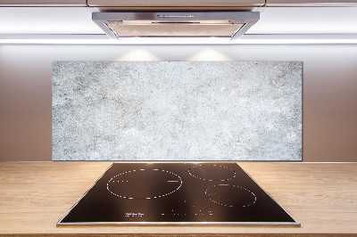 Glazen achterwand keuken Betonnen achtergrond