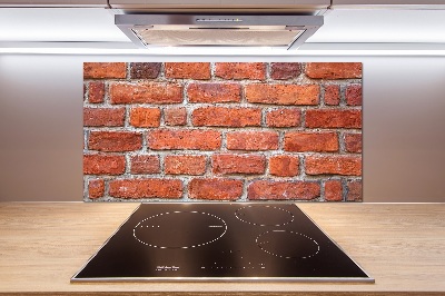 Achterwand keuken Bakstenen muur