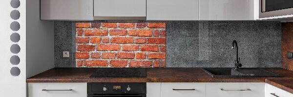 Achterwand keuken Bakstenen muur
