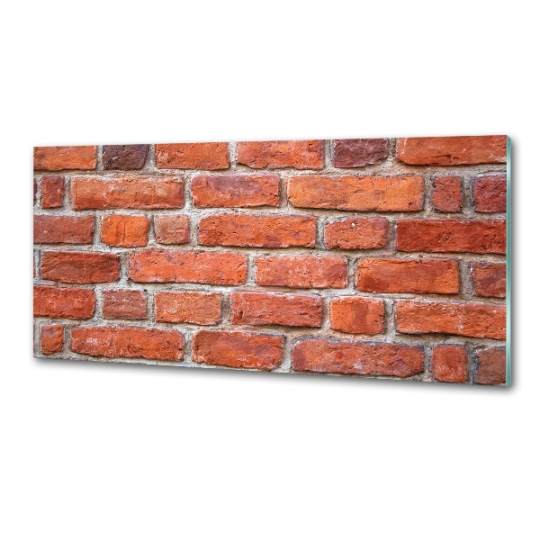 Achterwand keuken Bakstenen muur