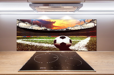 Spatscherm keuken Bal in het stadion