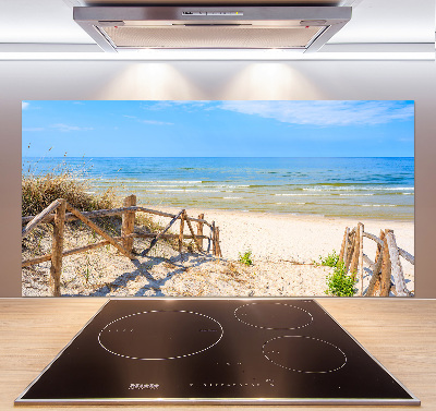 Spatscherm keuken Toegang tot het strand