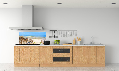 Spatscherm keuken Toegang tot het strand