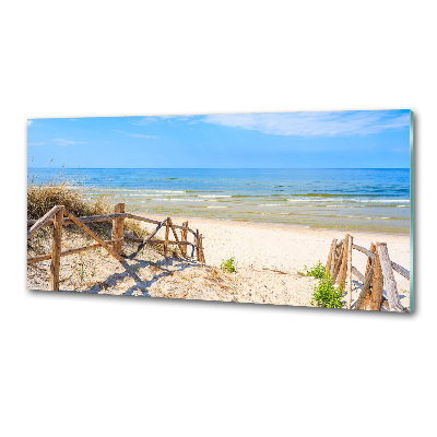 Spatscherm keuken Toegang tot het strand