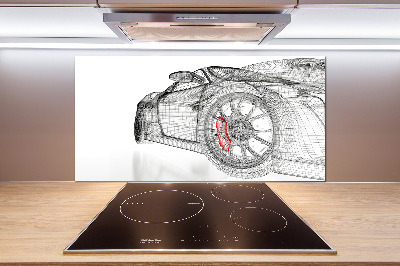 Spatscherm keuken Autonet