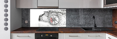 Spatscherm keuken Autonet