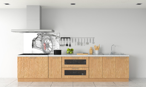 Spatscherm keuken Autonet