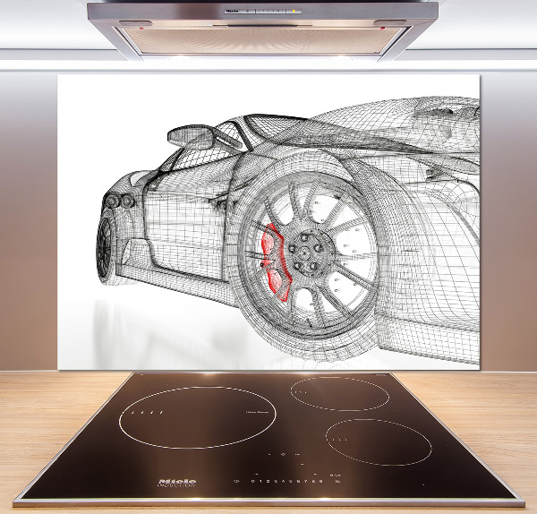 Spatscherm keuken Autonet