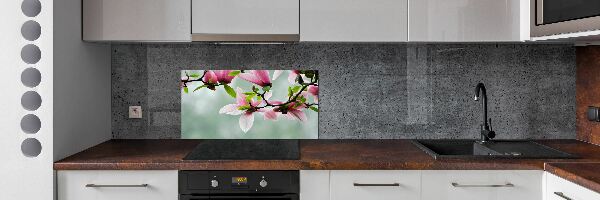 Glazen achterwand keuken Magnolia