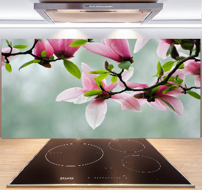 Glazen achterwand keuken Magnolia