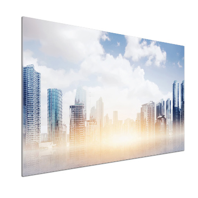 Achterwand keuken Wolkenkrabbers