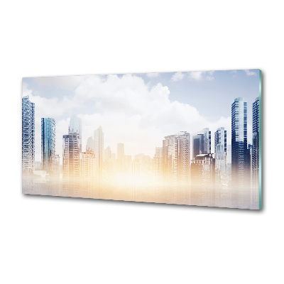 Achterwand keuken Wolkenkrabbers