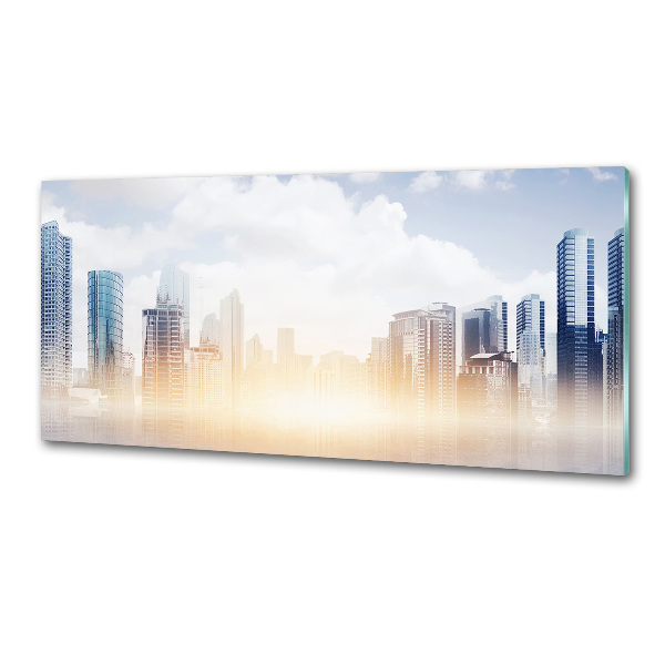 Achterwand keuken Wolkenkrabbers