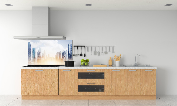 Achterwand keuken Wolkenkrabbers