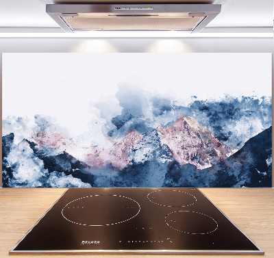 Spatplaat keuken Bergketen