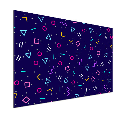 Spatplaat keuken Geometrische achtergrond