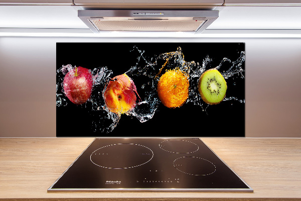Spatplaat keuken Fruit en water