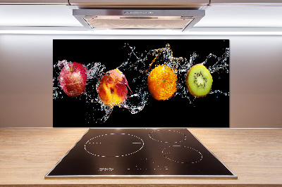 Spatplaat keuken Fruit en water