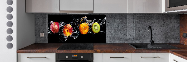 Spatplaat keuken Fruit en water