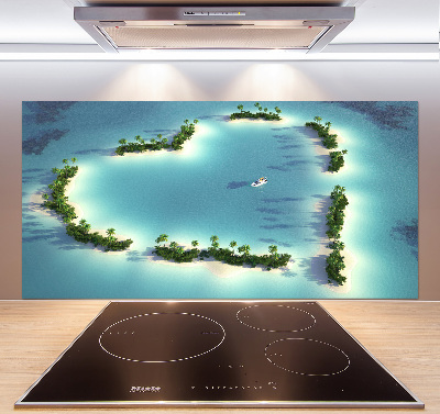 Achterwand keuken Hartvormige eilanden