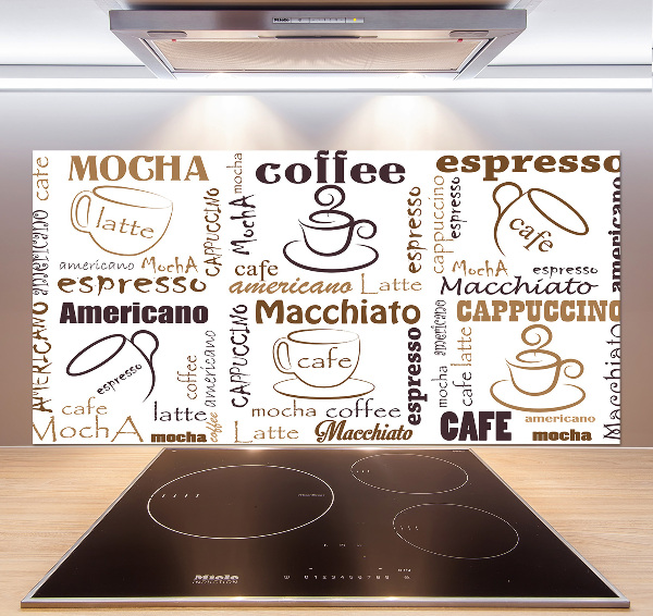 Spatscherm keuken Tijd voor koffie