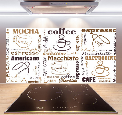 Spatscherm keuken Tijd voor koffie