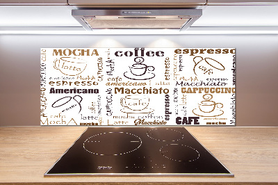 Spatscherm keuken Tijd voor koffie