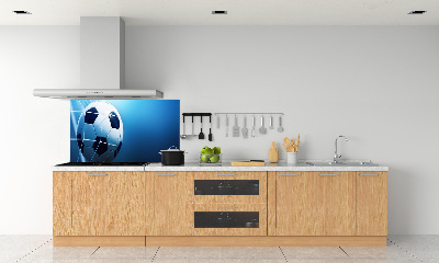 Spatplaat keuken De bal ligt in het doel.