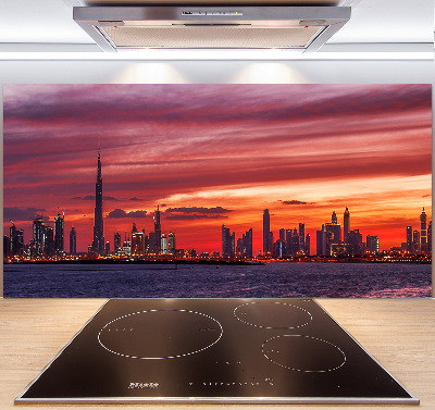 Glazen achterwand keuken Zonsondergang Dubai