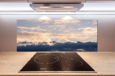 Spatscherm keuken Wolken aan de hemel