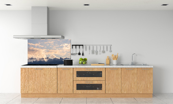Spatscherm keuken Wolken aan de hemel