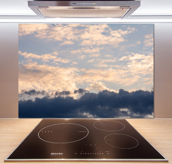 Spatscherm keuken Wolken aan de hemel