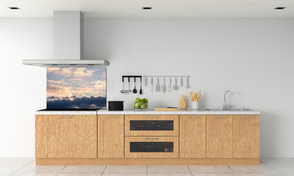 Spatscherm keuken Wolken aan de hemel