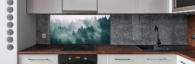 Keuken achterwand Mist boven het bos
