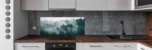 Keuken achterwand Mist boven het bos