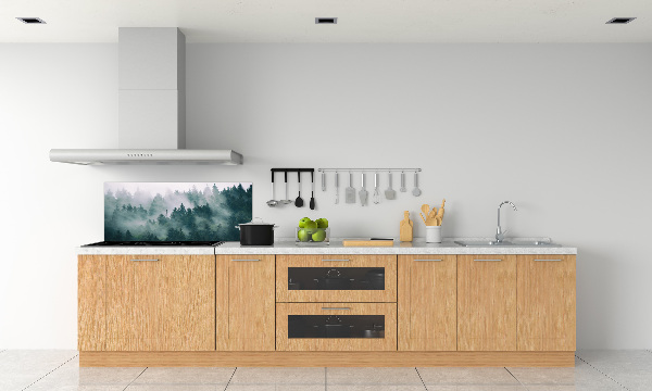 Keuken achterwand Mist boven het bos