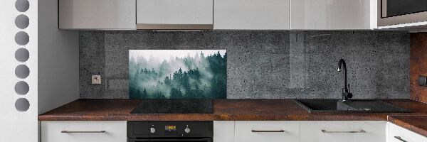 Keuken achterwand Mist boven het bos