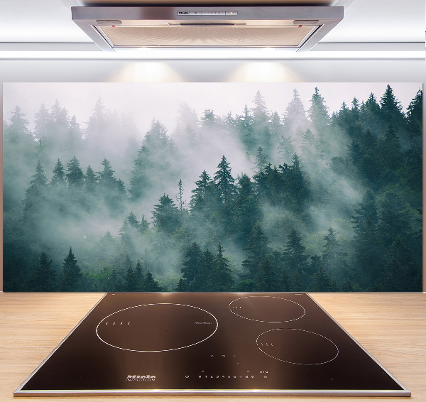 Keuken achterwand Mist boven het bos
